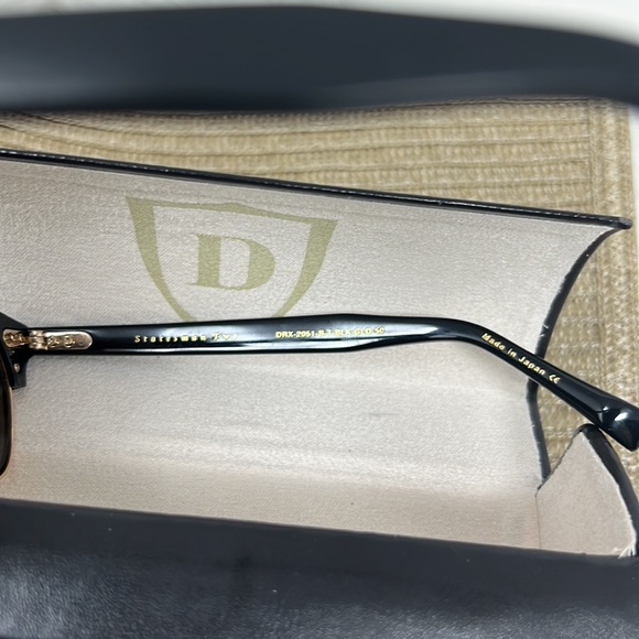 DITA STATESMAN TWO SUNGLASSES DRX-2051-B-T-BLK-Gold-50  50-20-147 - Picture 3 of 12